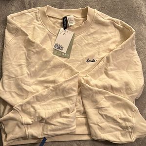 Cropped sweatshirt